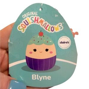 Squishmallows Blyne Plush Toy - Purple and Blue - NWT